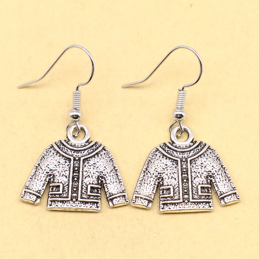 1 пара винтажных сережек 18 х21 мм