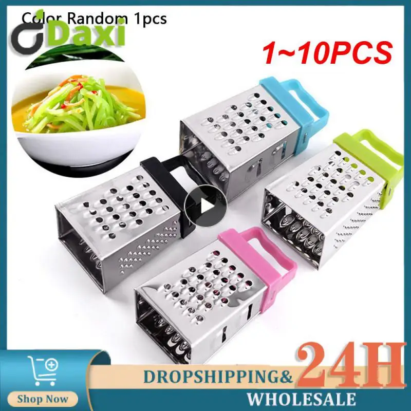

1 ~ 10 шт. мини-четырехсторонняя кухонная ручная овощерезка слайсер из нержавеющей стали терка для кухни Морковь фрукты сыры