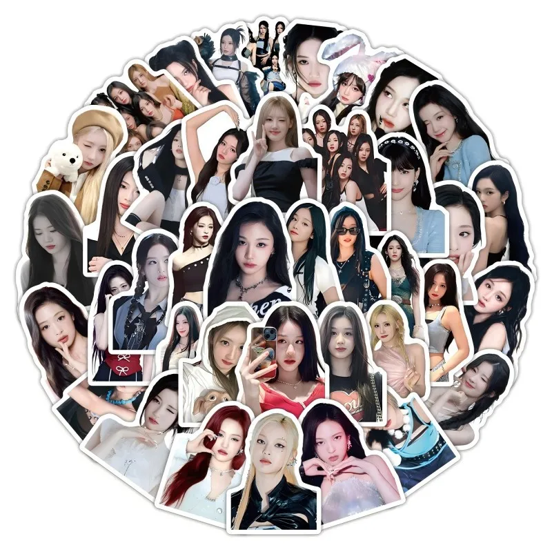 10/60 шт. Kpop мультфильм BABYMONSTER групповые наклейки для ноутбука телефона гитары