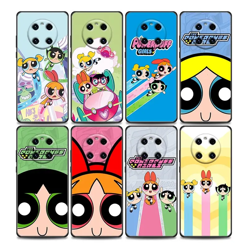 

Cute Girl Powerpuff Cartoon Anime Phone Case For Huawei Mate 10 20 40 40Rs Y6 Y7 Y7a Y8s Y8p Y9a Enjoy 20e 2019 Lite Pro Plus 5G