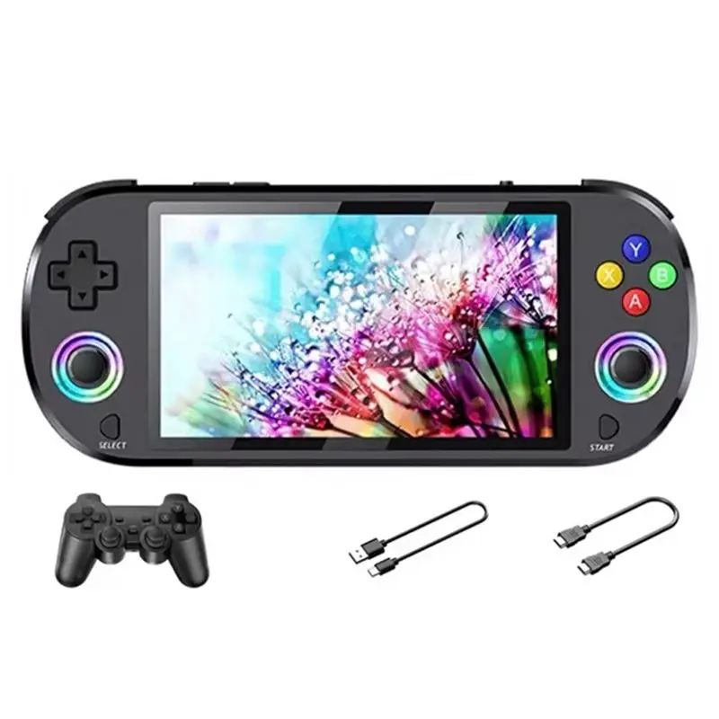 Фото Игровая консоль M22 Pro Retro с 128 ГБ памяти, 5.0-дюймовым IPS-дисплеем, RGB LED-подсветкой, джойстиком, поддержкой LINUX/Emele №1