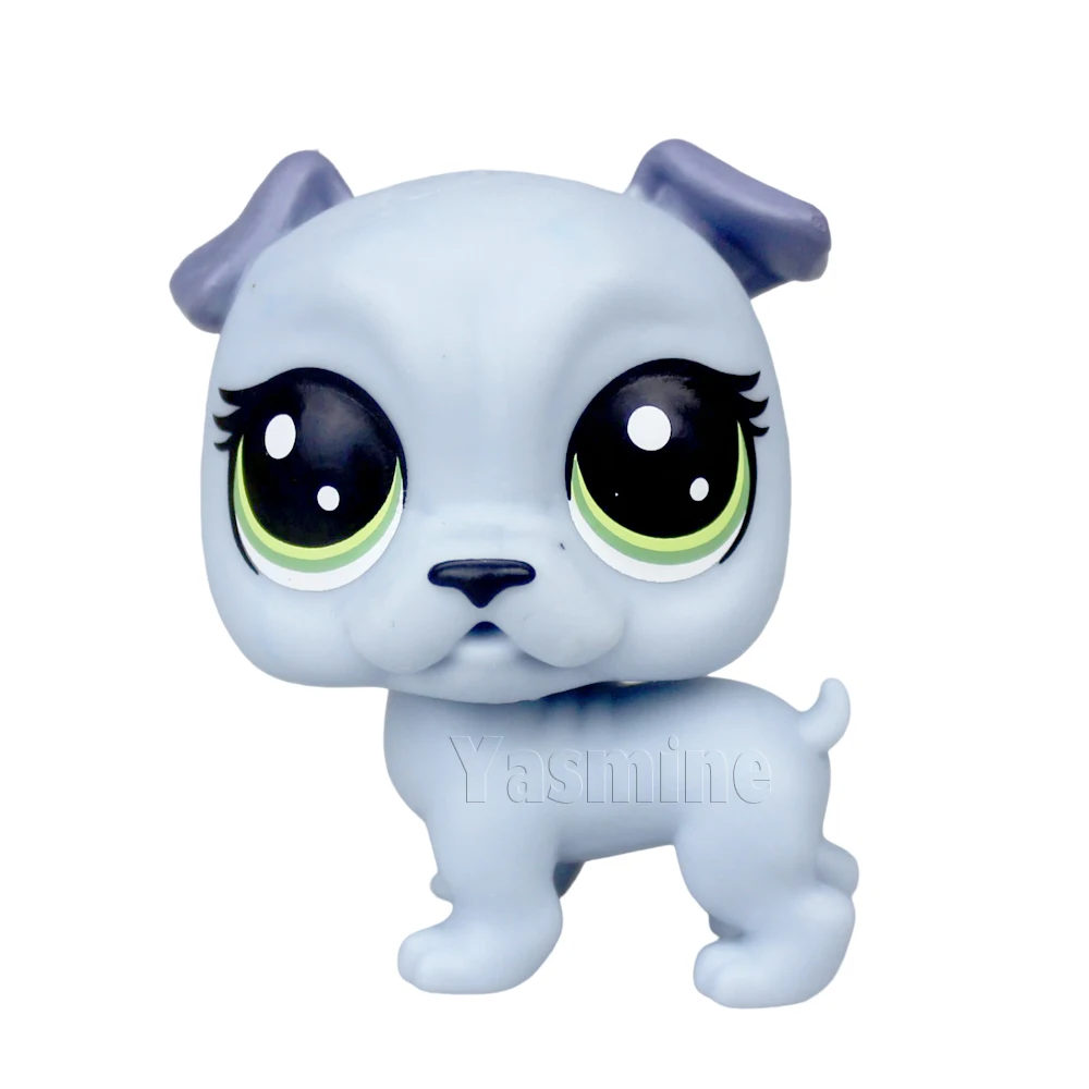 

YASMINE Pet Shop Pug Blue Bull Dog Doghouser Bullena Figure lps