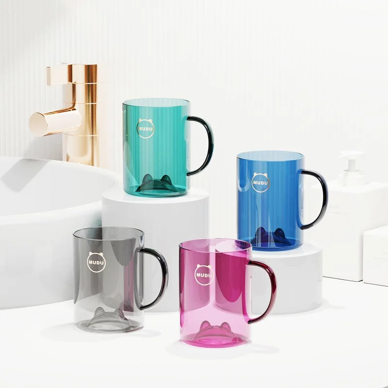 

Mouthwash Cup Household Brushing Cup A Family of Three Couples Wash Cup Net Red Cup Tooth Cylinder Toothbrush Cup