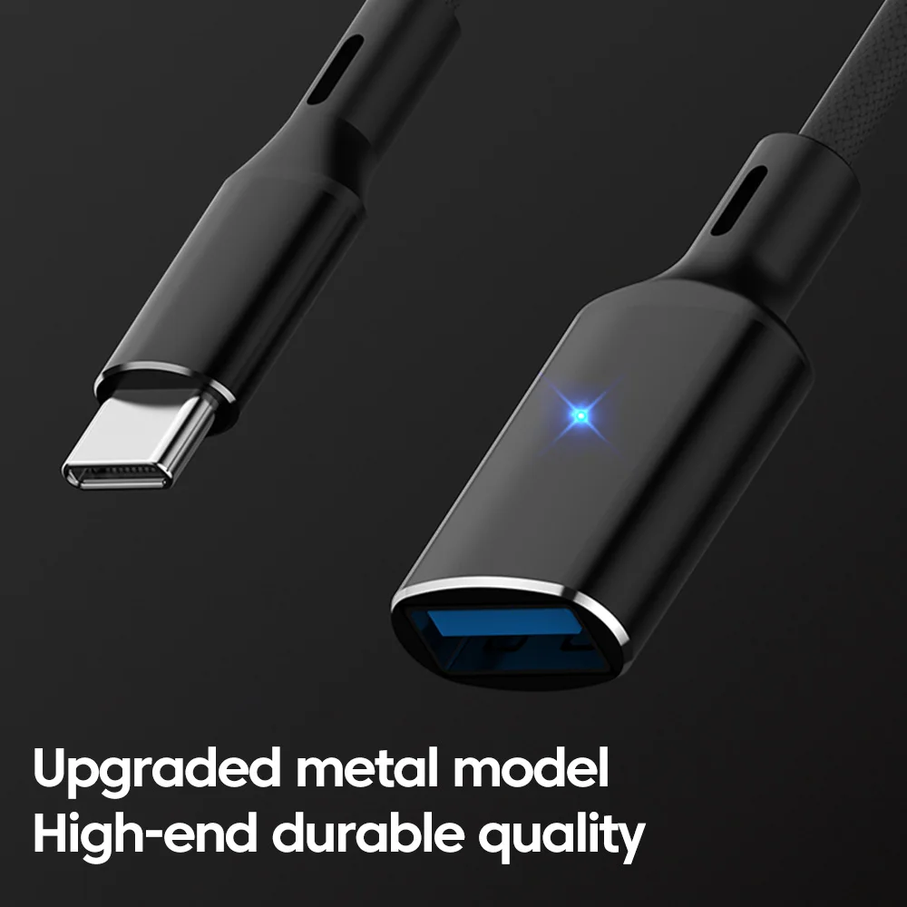 Кабель-адаптер USB 3 0 OTG Мама-папа Type C