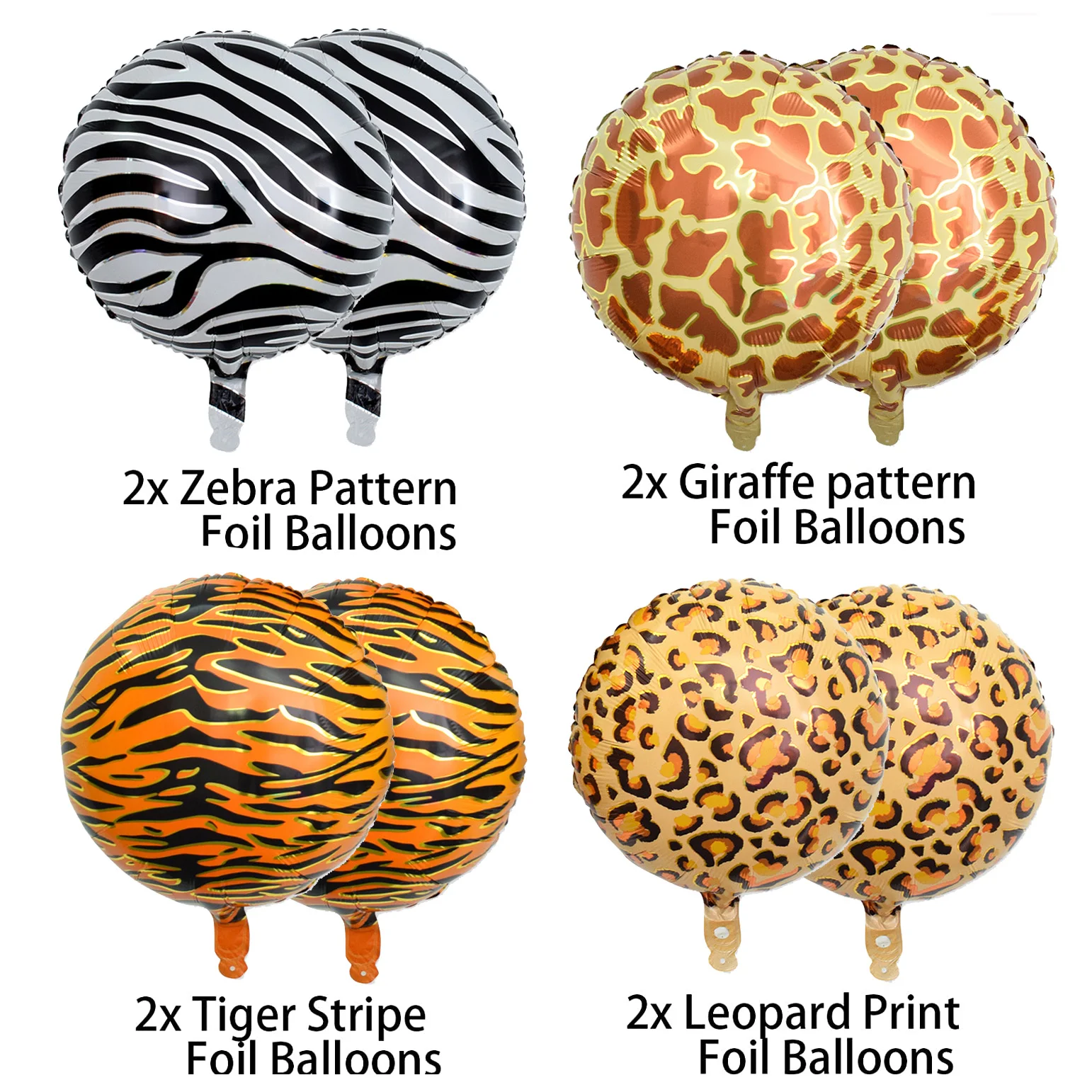 

Фольгированные шары с животным принтом 18 дюймов