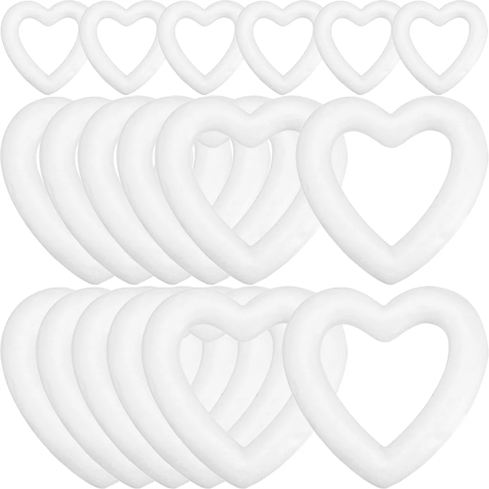 

18Pcs Heart Wreath Form DIY Shapes Craft Supplies Home Wedding Decor