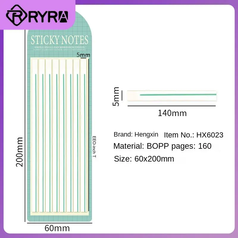

360 Degree Fold N Times Post Transparent Sticky Notes Strong Viscosity Notes Firmer School Office Tool Self-taught Scale