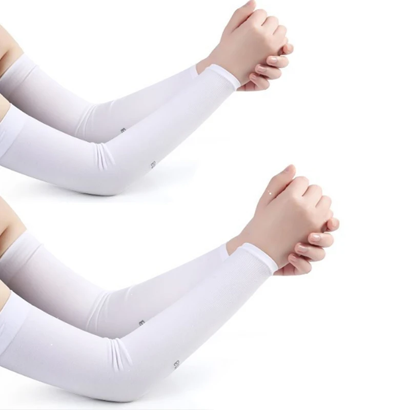 Велосипедные Рукава Из Ледяного Шелка Унисекс Защита От Ультрафиолета