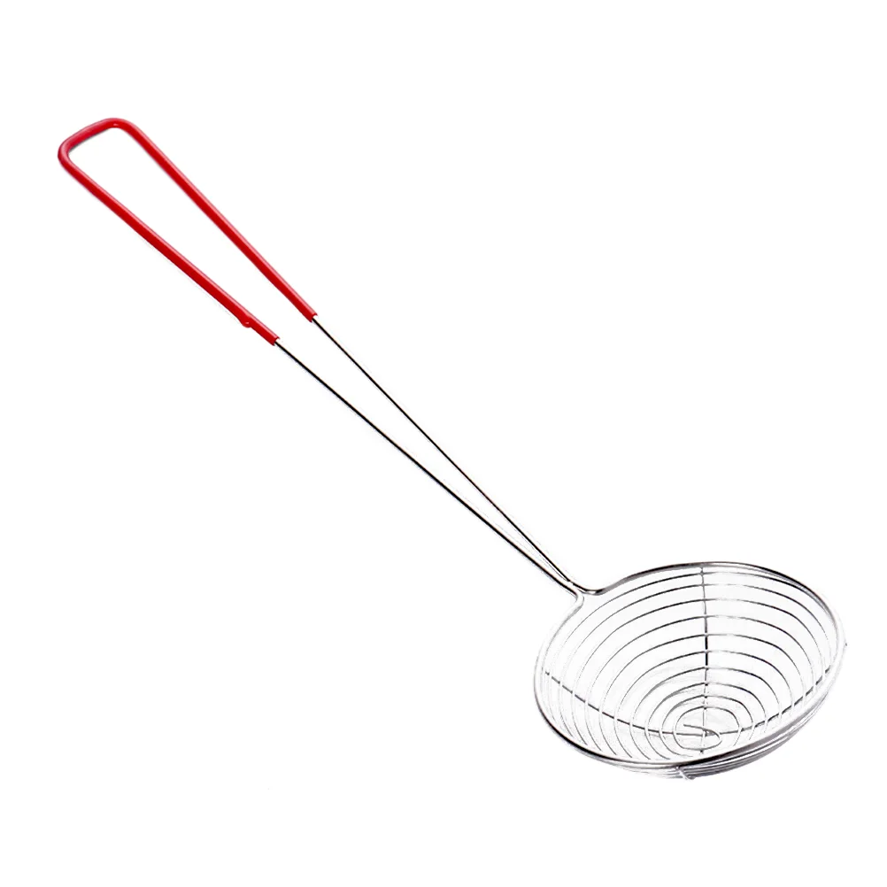 

Skimmer Strainer Cooking Spoon Stainless Steel Ladlewire Colander Ladles Spoons Frying Spider Fine Handlecanning Fry Mesh Pot