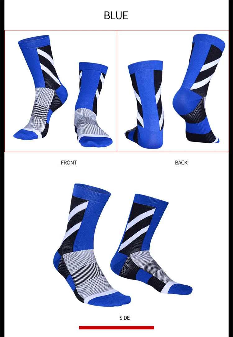 Basketball Ball Men Sock Sports Breathable Women Compression  Running Riding Cycling Knee high Basketball Biking Hockey Soccer