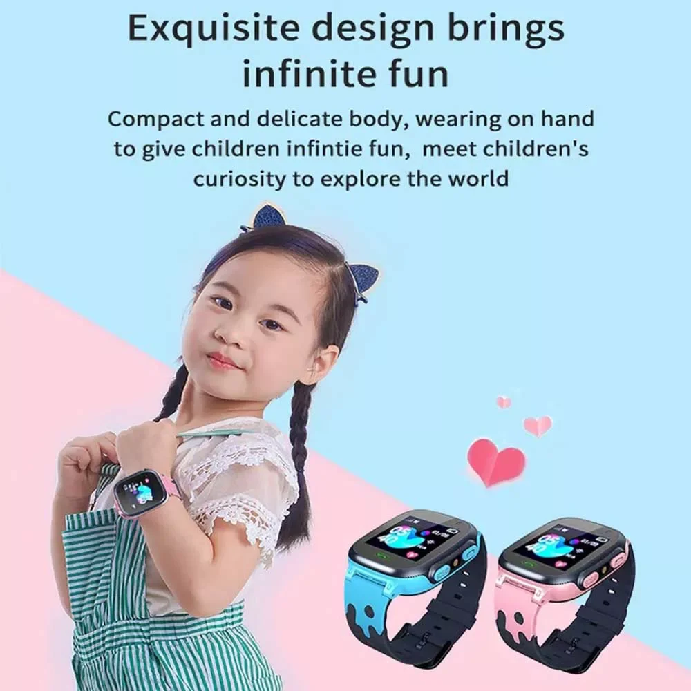 

Child Smart Watch SOS Smart Distress Call Location Tracking Telephone Watches IP67 Waterproof Anti-Lost Kids SmartWatch