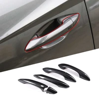 for hyundai tucson l 2021 abs carbon fiber color car door handle cover sticker trim car styling exterior accessories