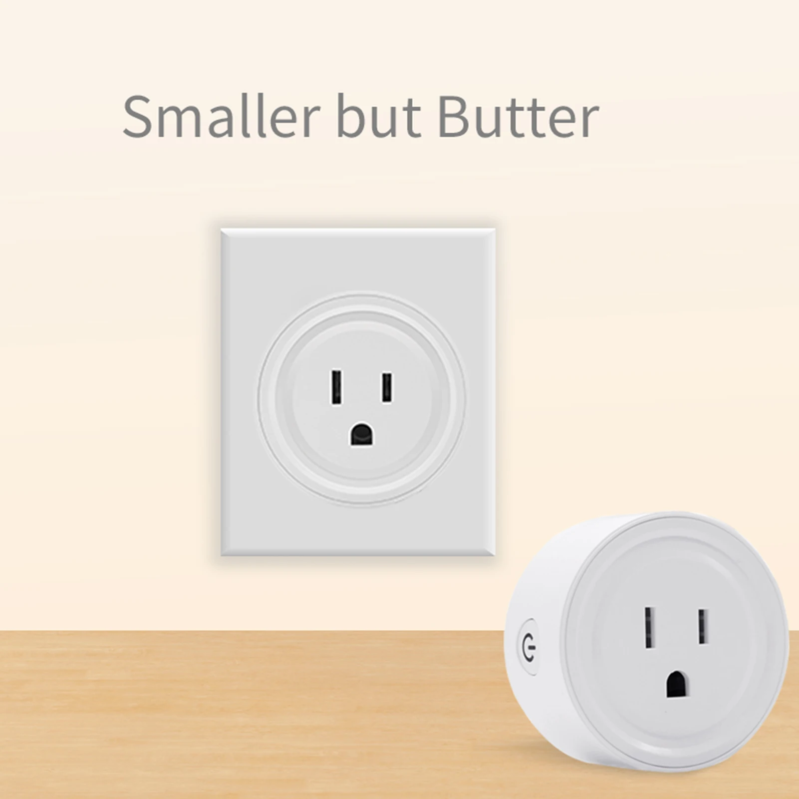 

Mini Smart Plug US Smart Home WIFI Outlets App Pairing Timing Delay Voice Remote Control Support Amazon Echo Plus/show 2