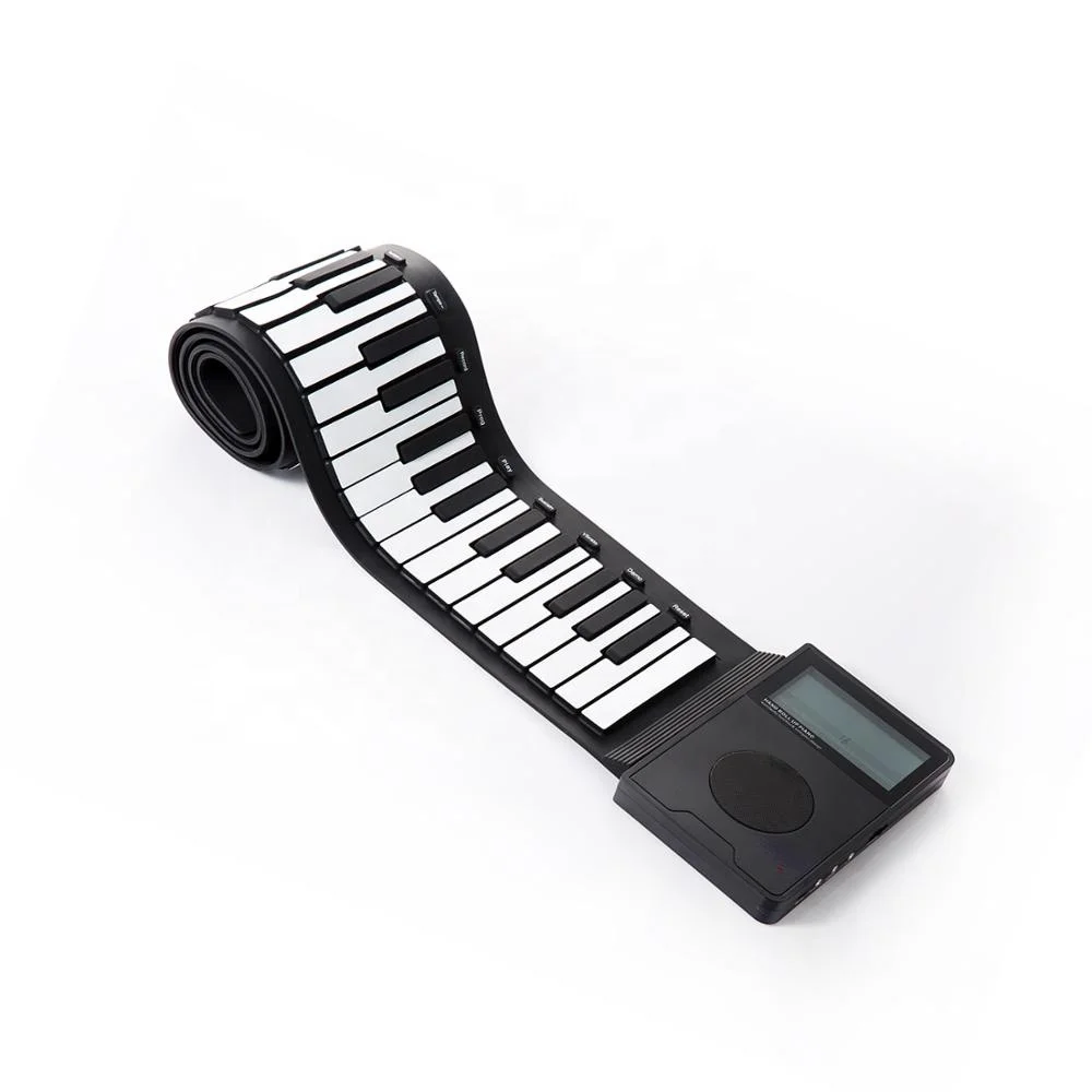 

88Keys Piano Silicone Keyboards Flexible Electric Roll Up Piano With Loud Speaker Hand Roll Piano Folding Soft Electron Organ