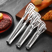304 stainless steel new three line food clip tongs buffet baking bread cake dessert clamp home kitchen cooking tools utensils