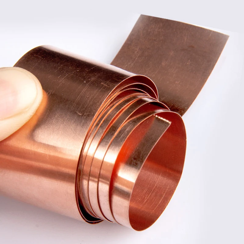 

1Pcs Width 100mm 150mm T2 Copper Belt Pure Red Copper Thick 0.01mm-1.0mm Ultra-thin Copper Foil Copper Roll Thin Plate