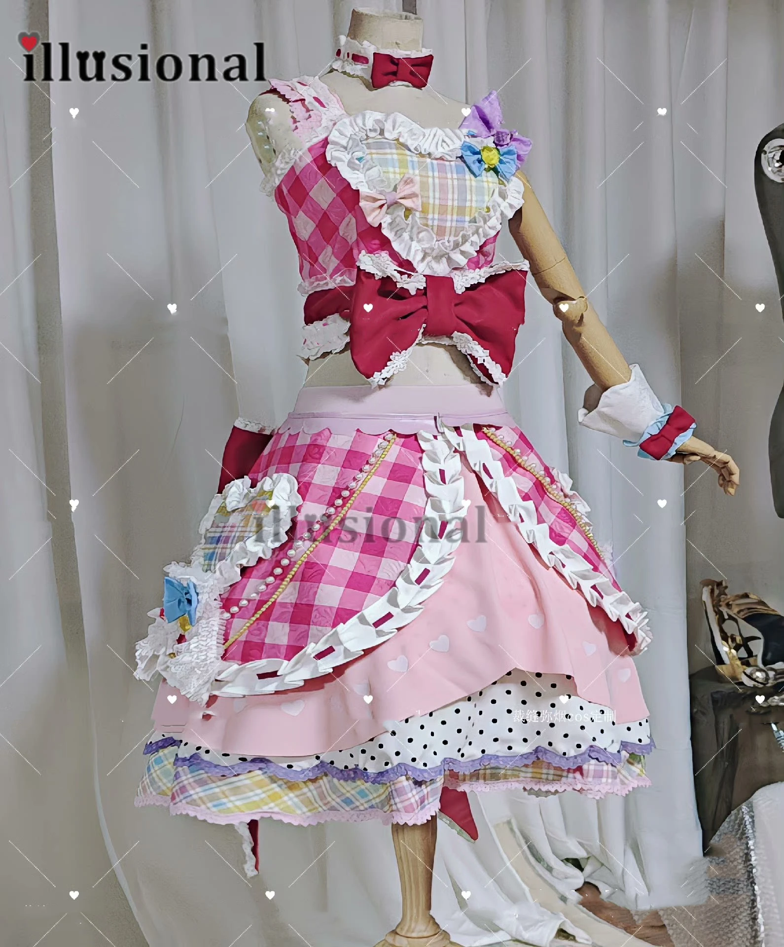 Иллюзионные звезды Aikatsu на заказ! Косплей-костюм nyino Yume женское аниме-платье