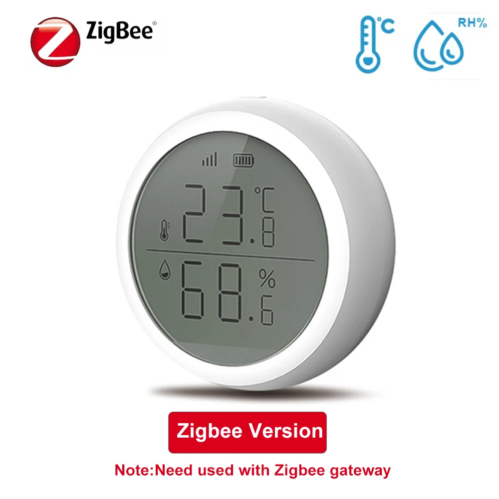 

Датчик температуры и влажности Tuya Zigbee