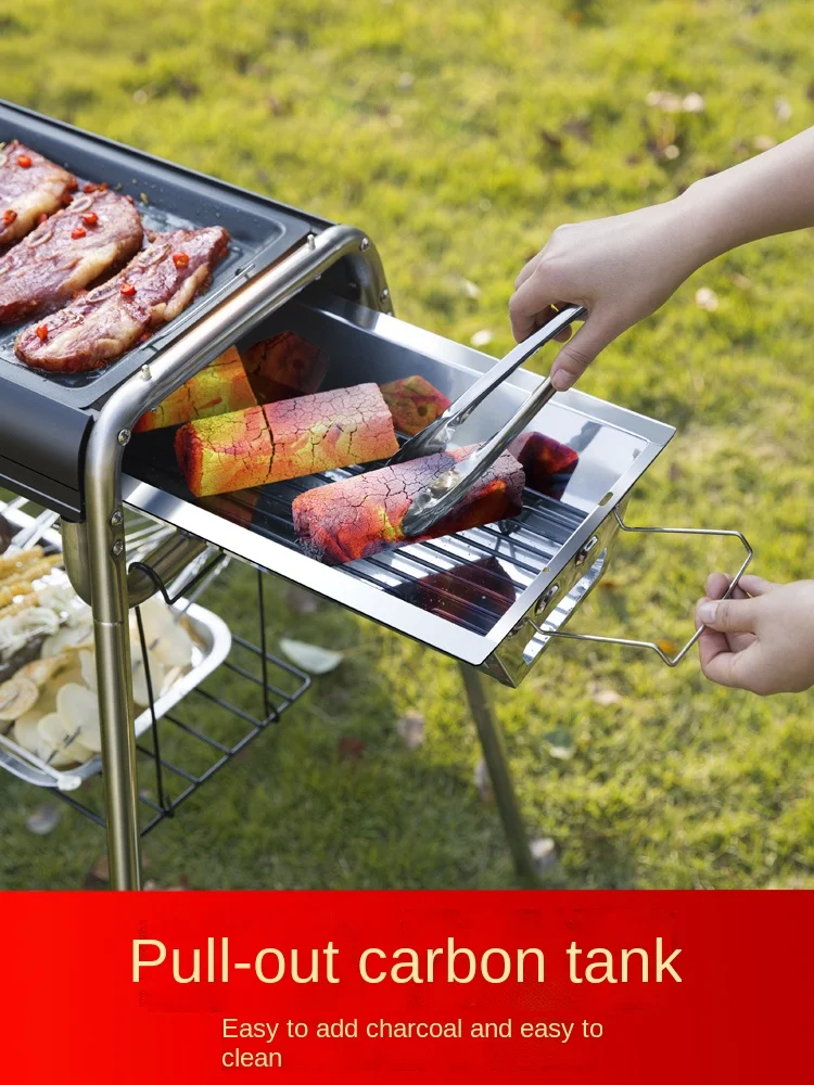 

FQ Barbecue Grill Household Outdoor Barbecue Rack