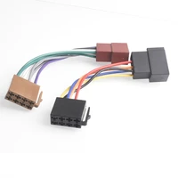 1pair car iso radio plug adapter wiring harness car electronics accessories cables adapters sockets