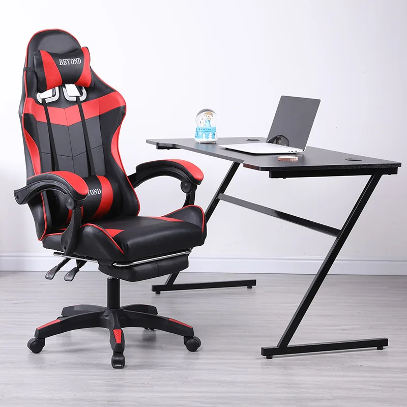 

Game Chair Computer Chair Backrest Household Pink Girl Reclining Office Chair