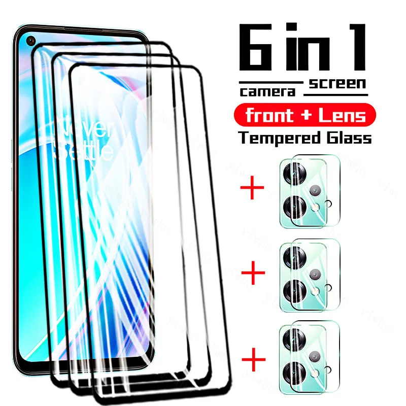 

Закаленное стекло 6 в 1 для Oneplus Nord Ce 2 Lite 5g, Защита экрана для Oneplus Nord N10 N100 8t, защитная пленка для объектива камеры