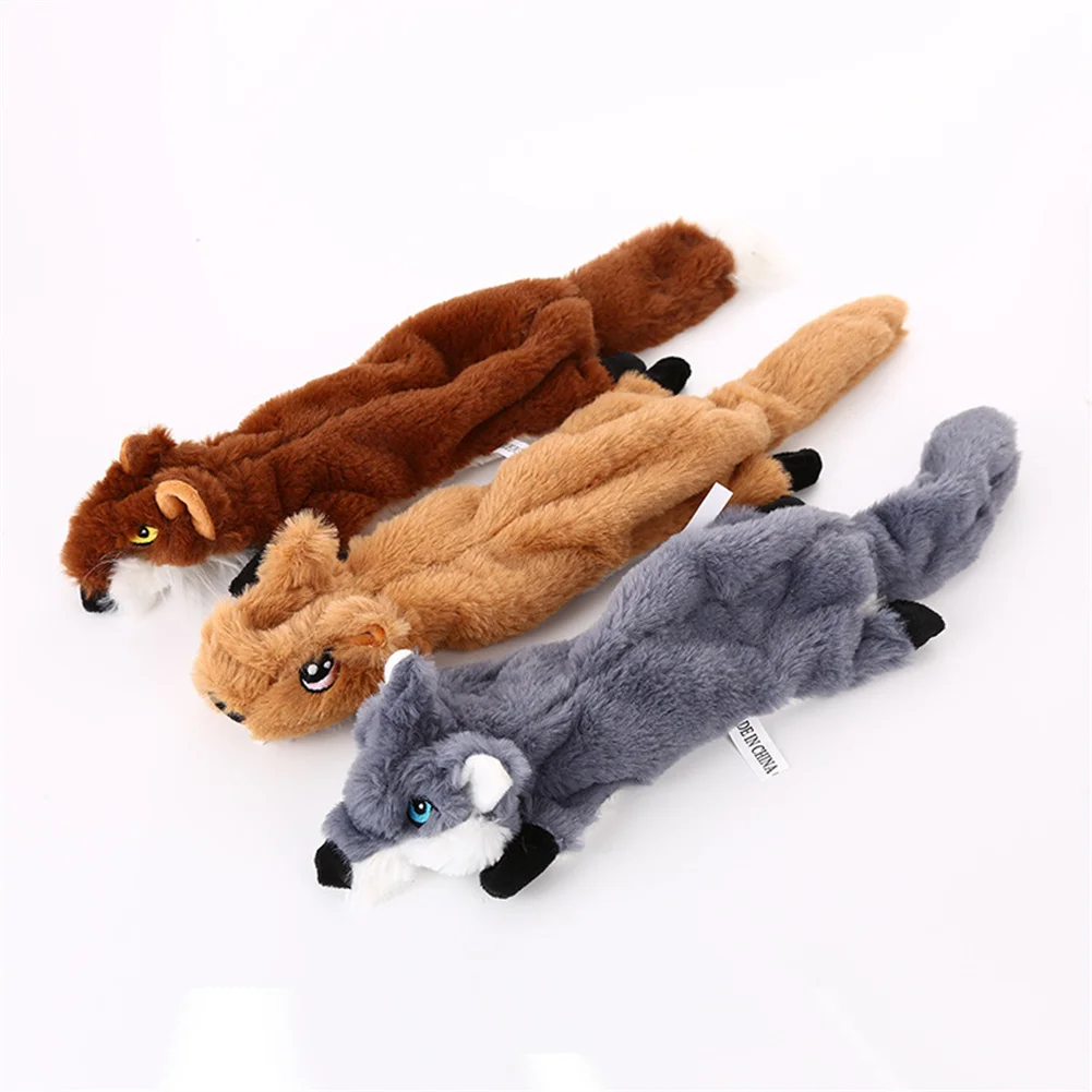 

Puppy Honking Squirrel for Dogs Cat Chew Squeaker Squeaky Toy Dog Toys Stuffed Chew Squeaking Plush Sound Animals Pets Toy