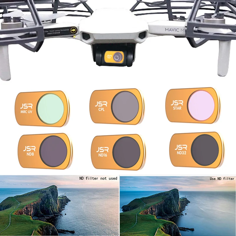 

Optical Glass Camera Lens HD Filter Kit UV CPL ND8/16/32 for DJI Mavic Mini Drone