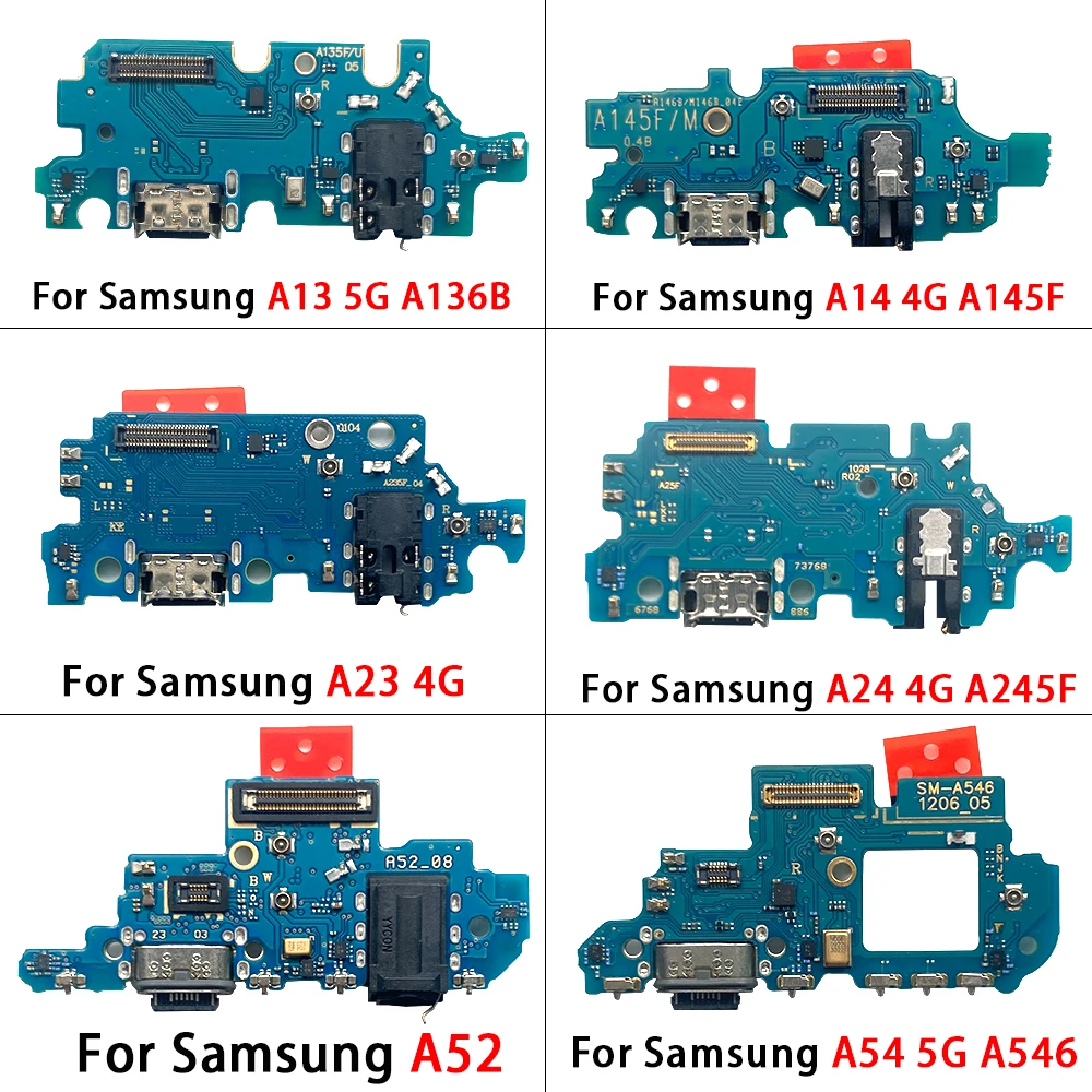 Для Samsung A13 A23 A33 A53 A52 A72 A14 A24 A34 A54 4G Стандартный USB-порт для зарядки док-станция