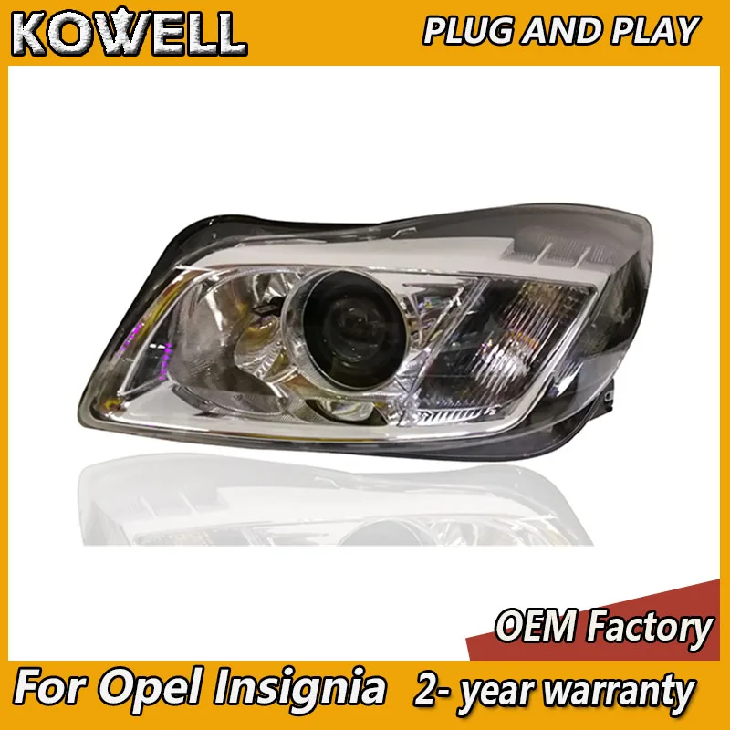 Автомобильный Стайлинг KOWELL для Buick Regal фары Opel Insignia 2009-2013 светодиодный ные ДХО