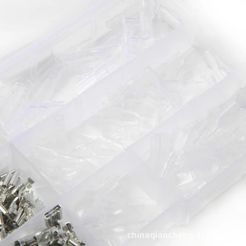 Серебряная соединительная коробка 285 шт. подходит для холодного прессования