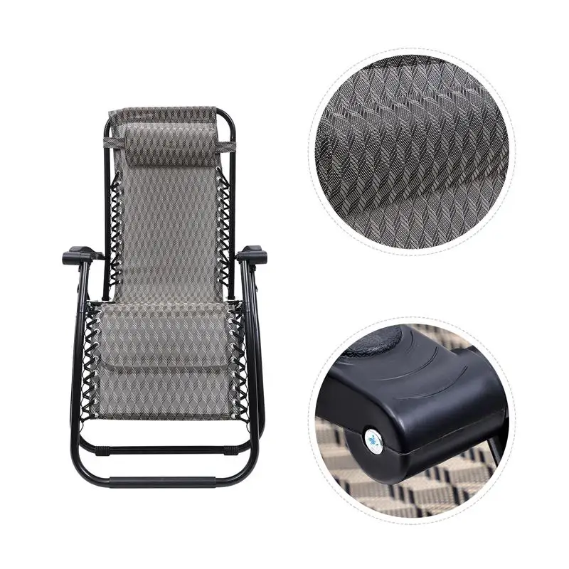 

Складное регулируемое складное кресло, мебель для отдыха, кресло с откидной спинкой, 2 шт.