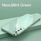 Чехол для POCO M3, модное покрытие, глянцевая мягкая силиконовая резиновая задняя крышка, чехол для телефона Xiomi Xiaomi POCO M3