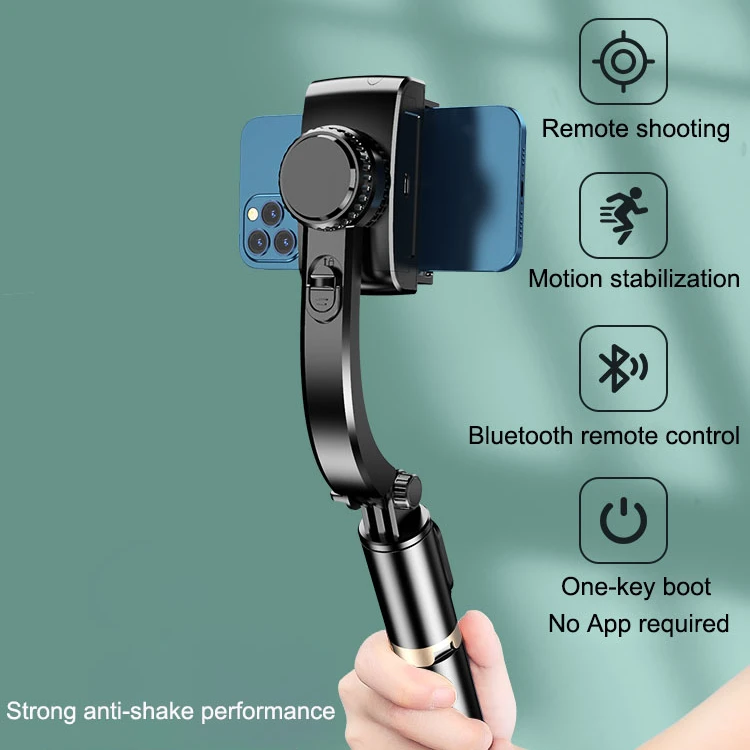 

Handheld Gimbal Smartphone ręczny stabilizator Bluetooth ze statywem selfie Stick składany Gimbal na smartfona Xiaomi iPhone