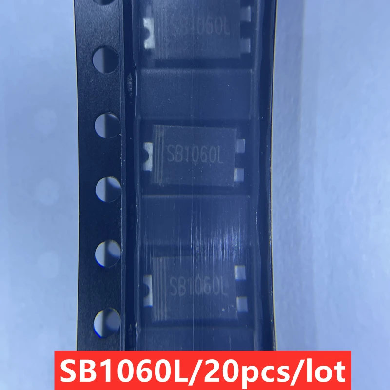

20pcs/lot New original SB1060L TO-277 SMD LOW VF low pressure drop Schottky diode large chip