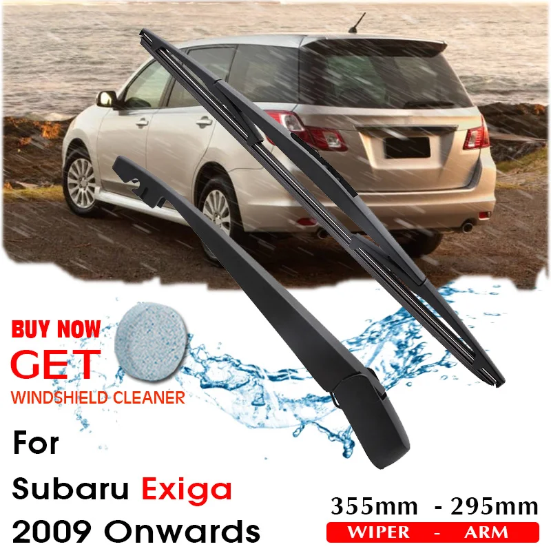 

Car Wiper Blade Rear Back Window Windscreen Windshield Wipers For Subaru Exiga Hatchback 355mm 2009 onwards Auto Accessories