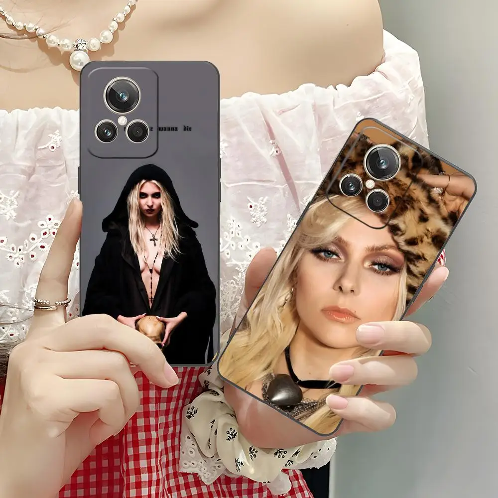 Фото Матовый чехол для мобильного телефона Taylor Momsen из ТПУ для Realme 15 14 13 12 11 10 9 Pro Plus T i Lite 5G, цветной чехол с принтом №4