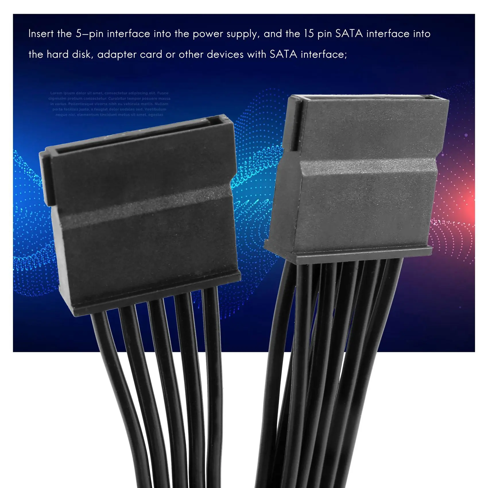 

Жесткий диск с 5 контактами на 3 SATA, только для Cooler Master V550, V650, V750, V850, V1000, V1000, модульный источник питания