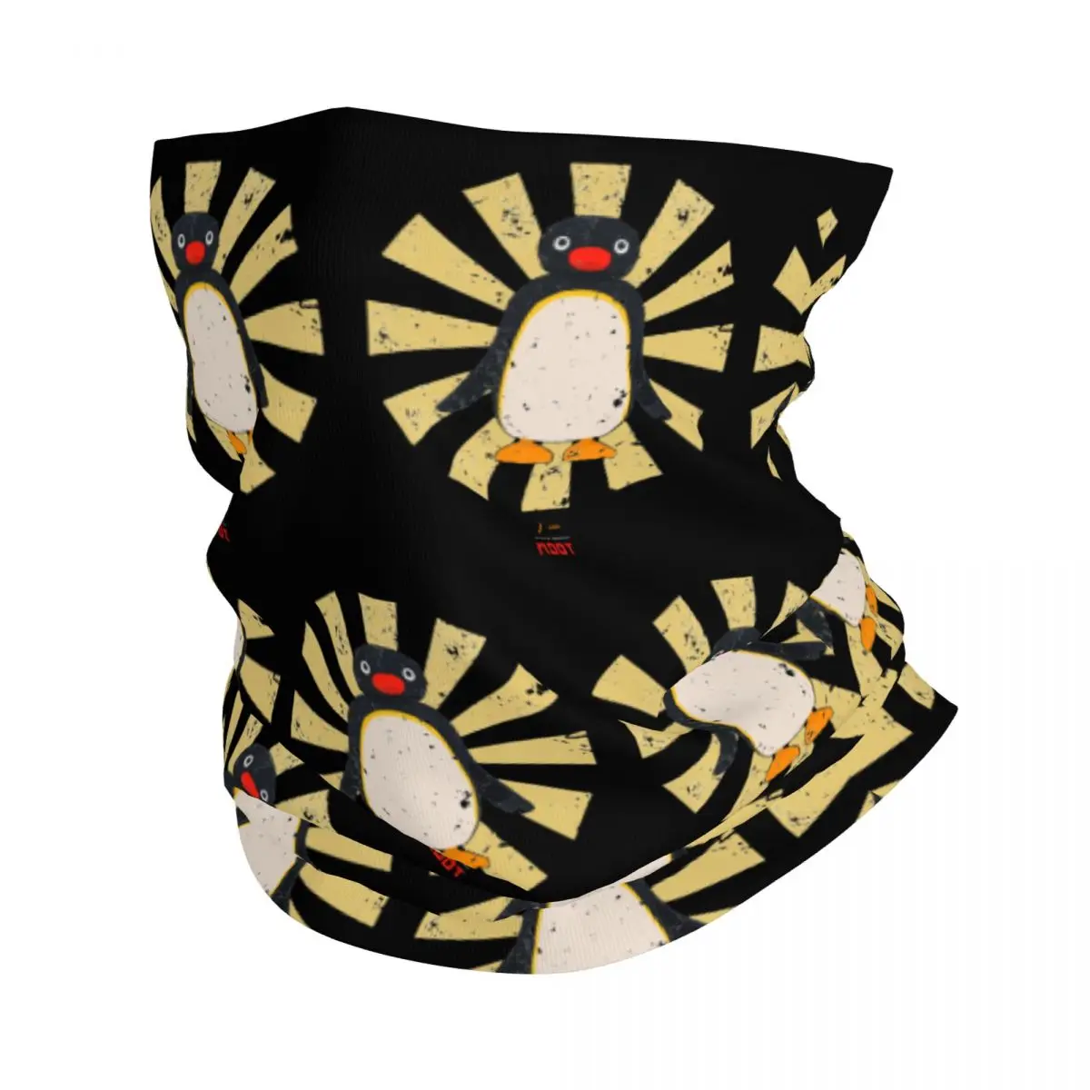 

Pingu Noot Retro Japanese Bandana Neck Gaiter Cute Animal Balaclavas Face Mask Scarf Multifunctional Headband Outdoor Sports