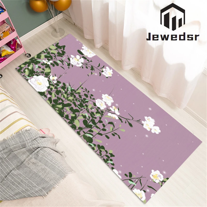 

Flower Shape Carpet Bathroom Mat for Hallway on the Floor Rug Rugs Living Room Doormat Entrance Door Home Kitchen Mats Bedroom