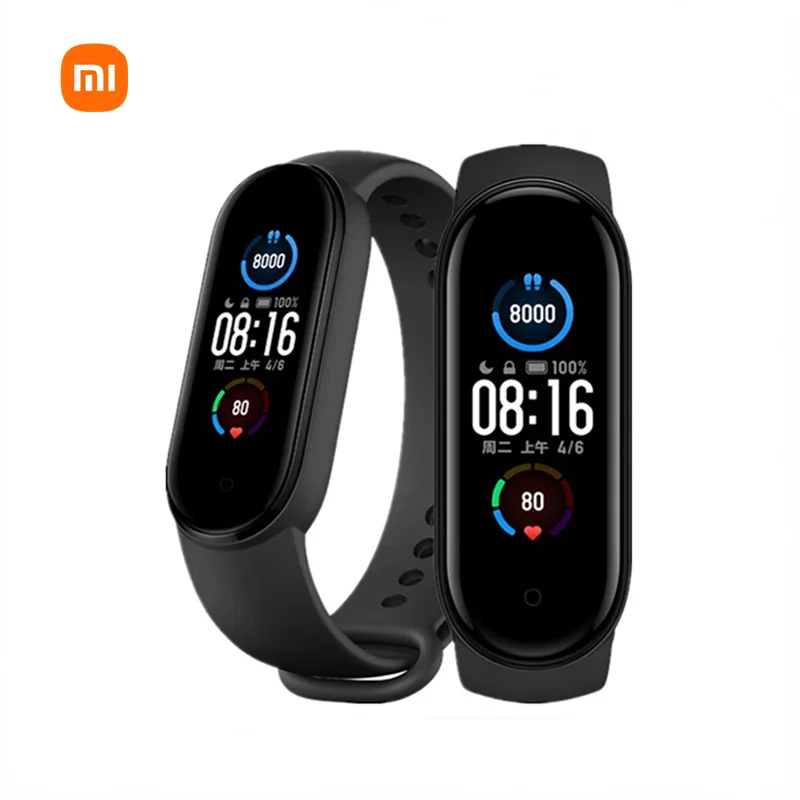 

Фитнес-браслет Xiaomi Mi Band 5 с пульсометром и Bluetooth