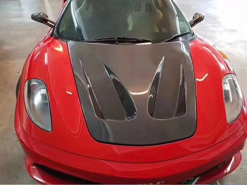 Передний бампер из углеродного волокна капот двигателя вентиляционная крышка