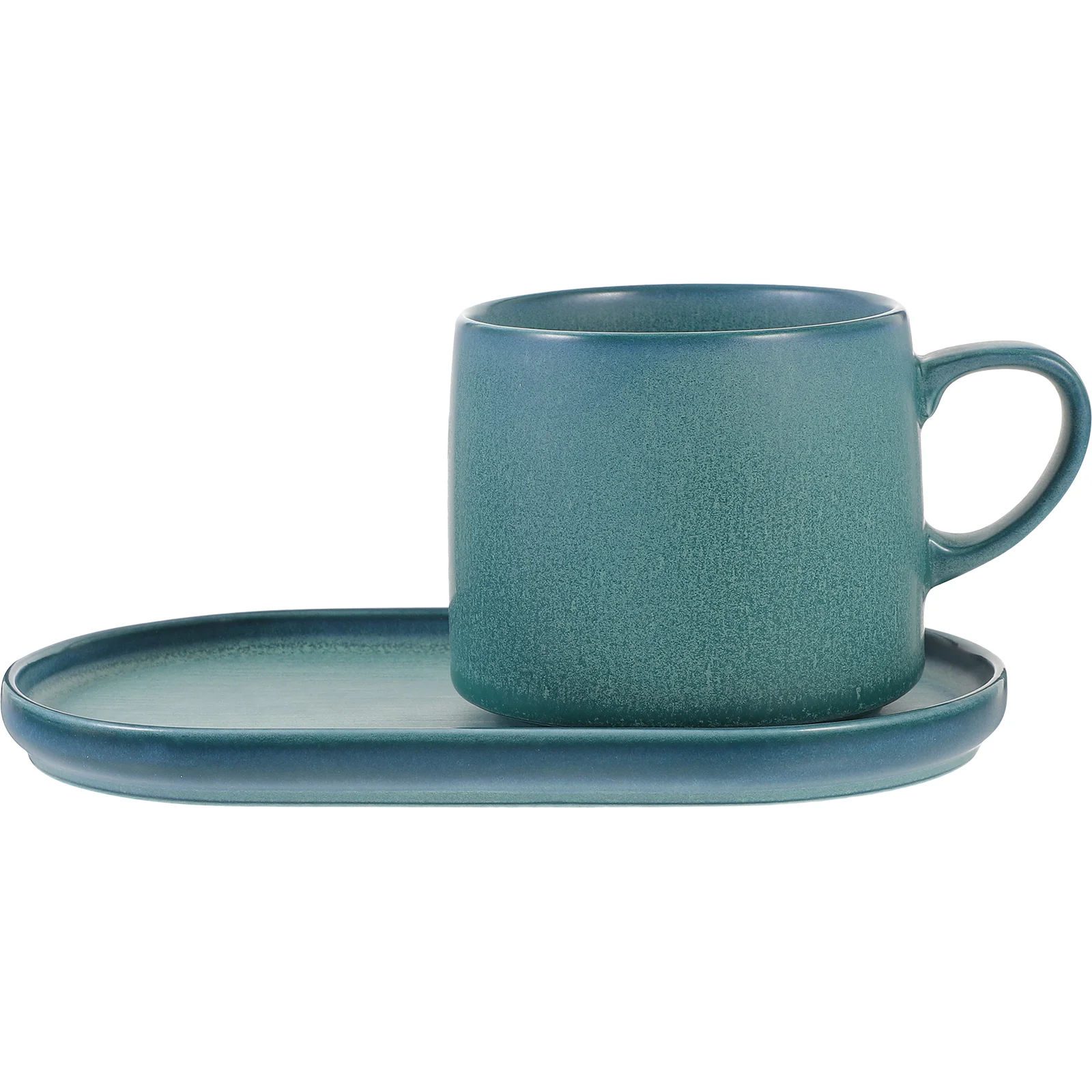 

Desktop Coffee Cup Ceramic Mug Decorative Water Household With Saucer Mugs Serving Utensils