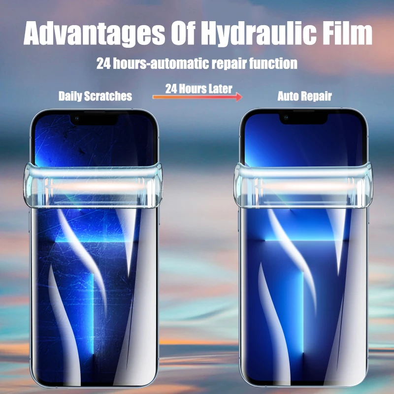 4pcs full cover hydrogel film on the for iphone 13 12 11 pro max for iphone x xs xr xs max 11 12 13 screen protector not glass free global shipping