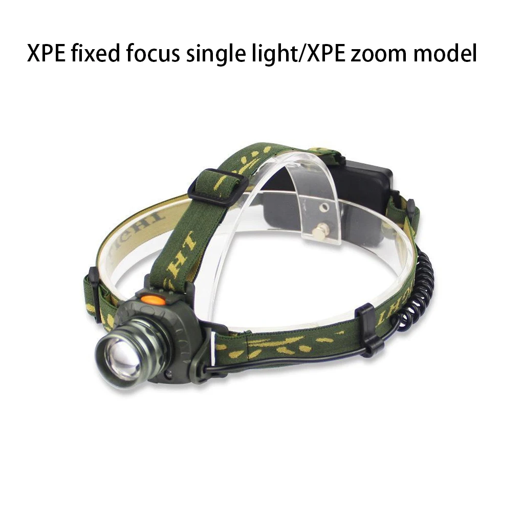 

Headlamp Adjustable Pedicure Sensor Outdoor Headlight Wearable Hands-free Head Lamp Fixing Light Camping Hiking Fishing