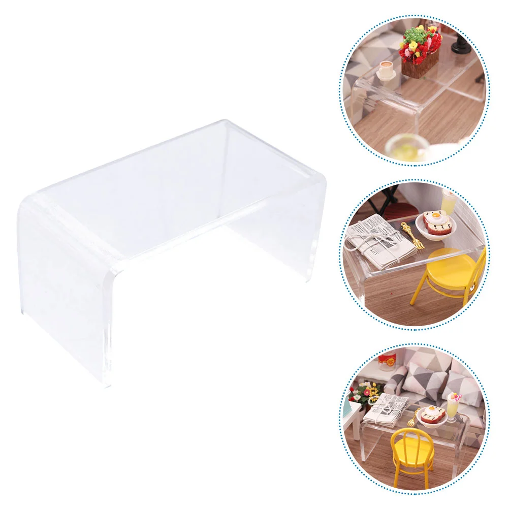 Декор Стол Модель Мини Аксессуары Миниатюрные Маленькие Украшения Прозрачное