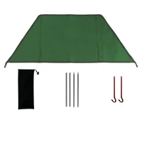 outdoor bbq essentials windshield windscreen fire curtains windproof camping backpack cooking picnic bbq