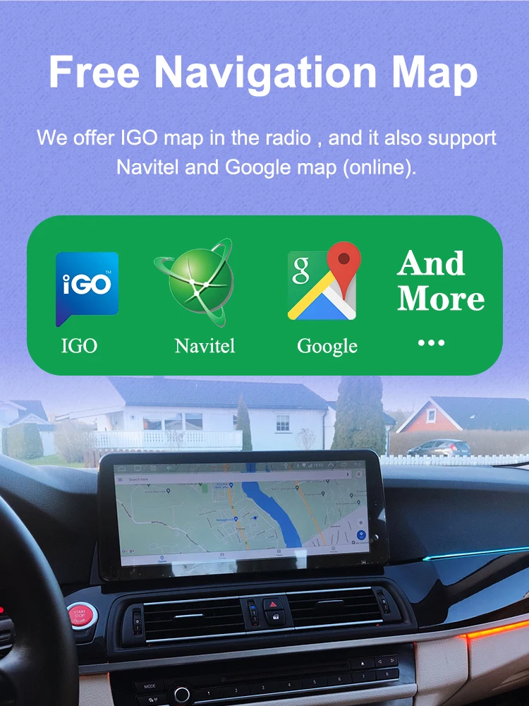 Bonroad 10 25 'ɻMW E90 Linux беспроводной Carplay Android автомобильный мультимедийный экран