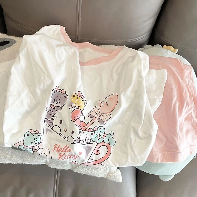 

Женские летние шорты Sanrios, милые удобные шорты с коротким рукавом, милые летние шорты