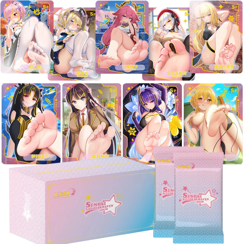 

Summer Sexy Bikini Sensual Star Girl Party Collection Card Anime Beauties Goddess Romance Dream Dance Harem Card Child Table Toy